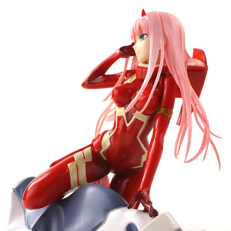 15-45 cm Darling in the FRAN Figures Zero Two Code 002 Bunny Girl Anime PVC Action Figure Collection Modèle Jouets X0526