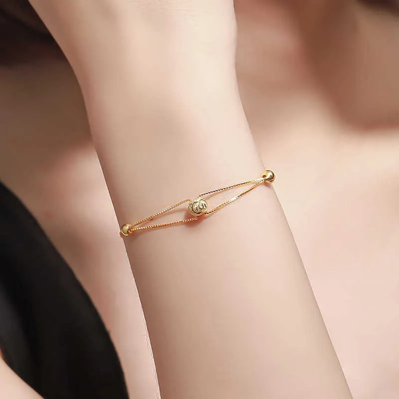 Jewelry Korean S925 Silver Simple Zircon Bracelet Women039 Fashion Version Double Layer Strip Wedding Gift38312986181488