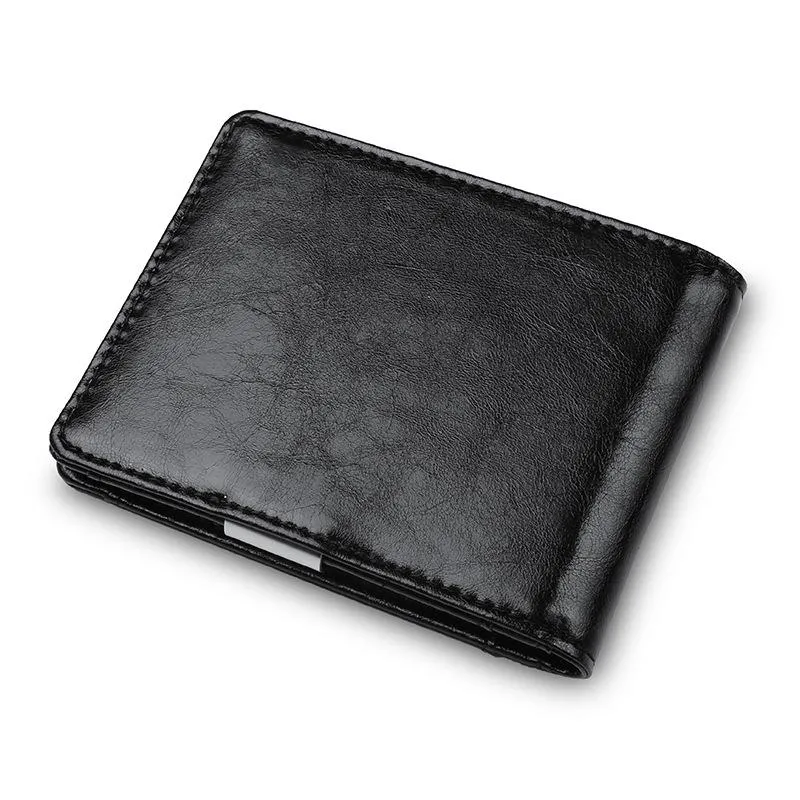 Orijinal deri erkek cüzdan Vintage çanta erkekler için moda tasarımcısı madeni para ince cüzdanlar adam kartı tutucu carteira erkekler çantası 309h