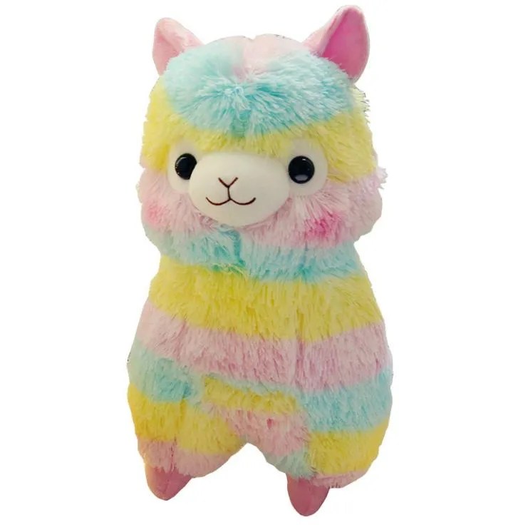 20Cm 25Cm 35Cm 50Cm Cute Rainbow Alpacasso Kawaii Alpaca Llama Arpakasso Soft Toy Doll Boy Girl Birthday Gift