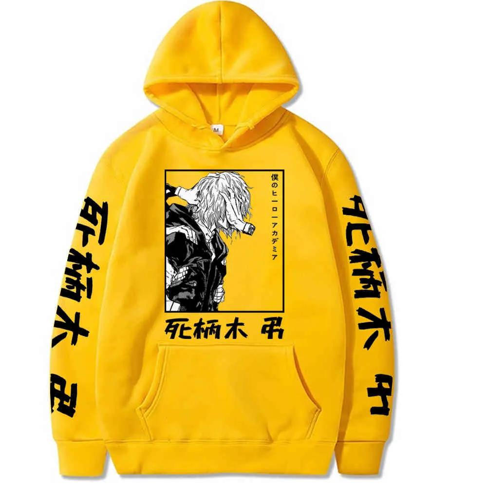 2021 Anime My Hero Academia Hoodie for Men Women Long Sleeve Anime MangaShigaraki Tomura Hoodie Pullover Tops Gift Y0319