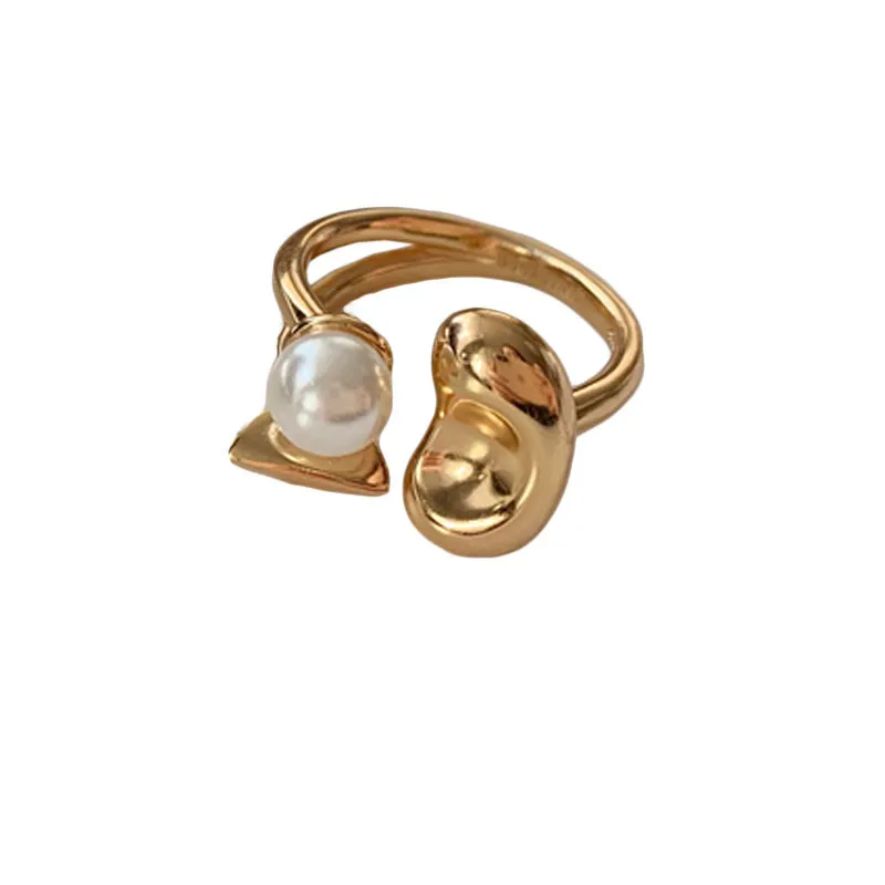 Nuevo anillo de dedo índice Simple geométrico exquisito de Corea temperamento de moda anillo abierto versátil joyería elegante para mujer