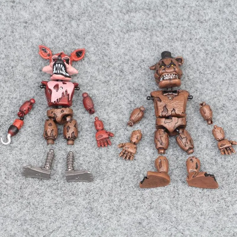 14.5-17cm PVC Five Nights At Freddy Action Figure FNAF Bonnie Foxy Freddy Fazbear Bear Dolls Toys
