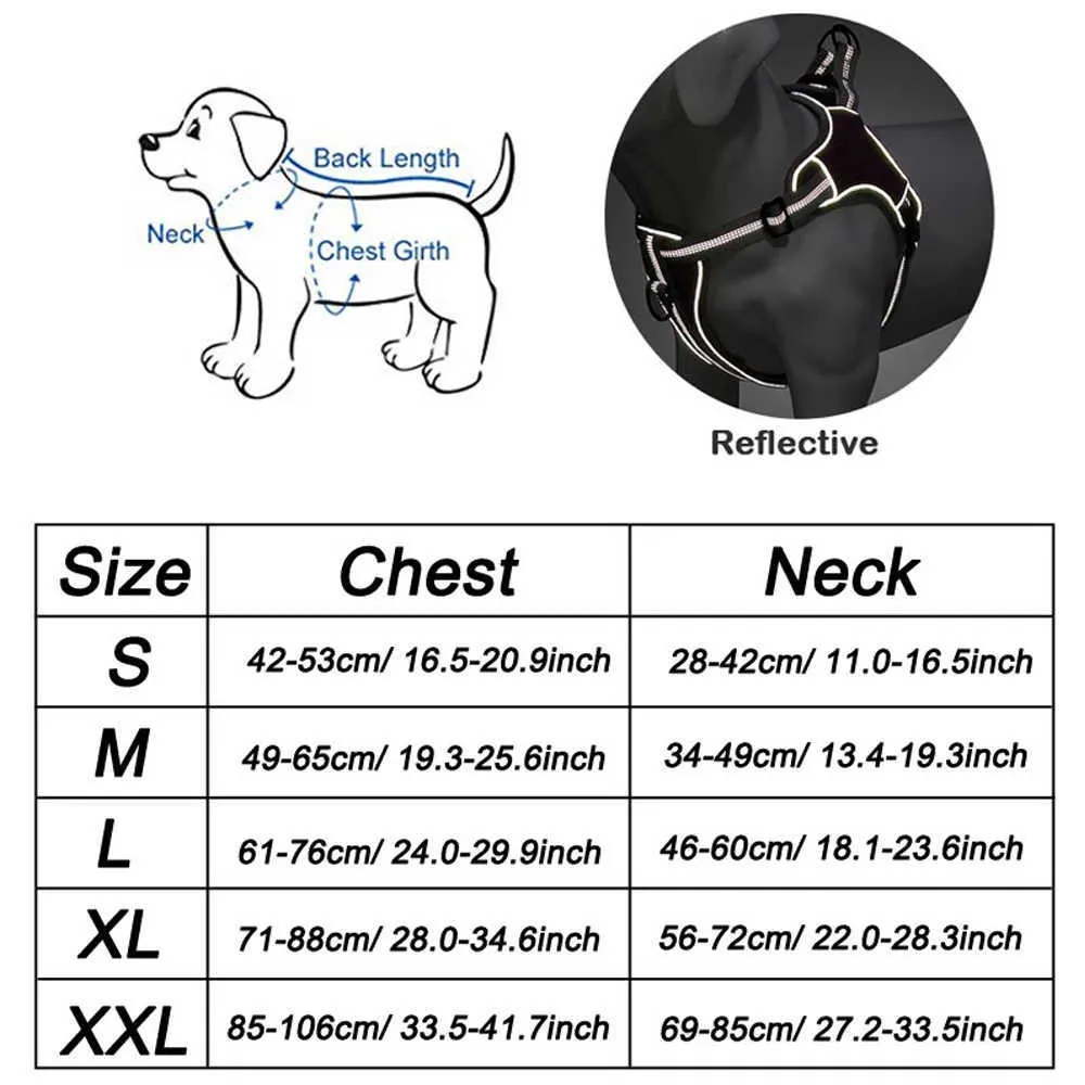 Haustier Weste Hundegeschirr und Leine Set Reflektierende atmungsaktive Mesh Gehgeschirre Anti Pull für kleine mittlere große Hundebedarf 210729