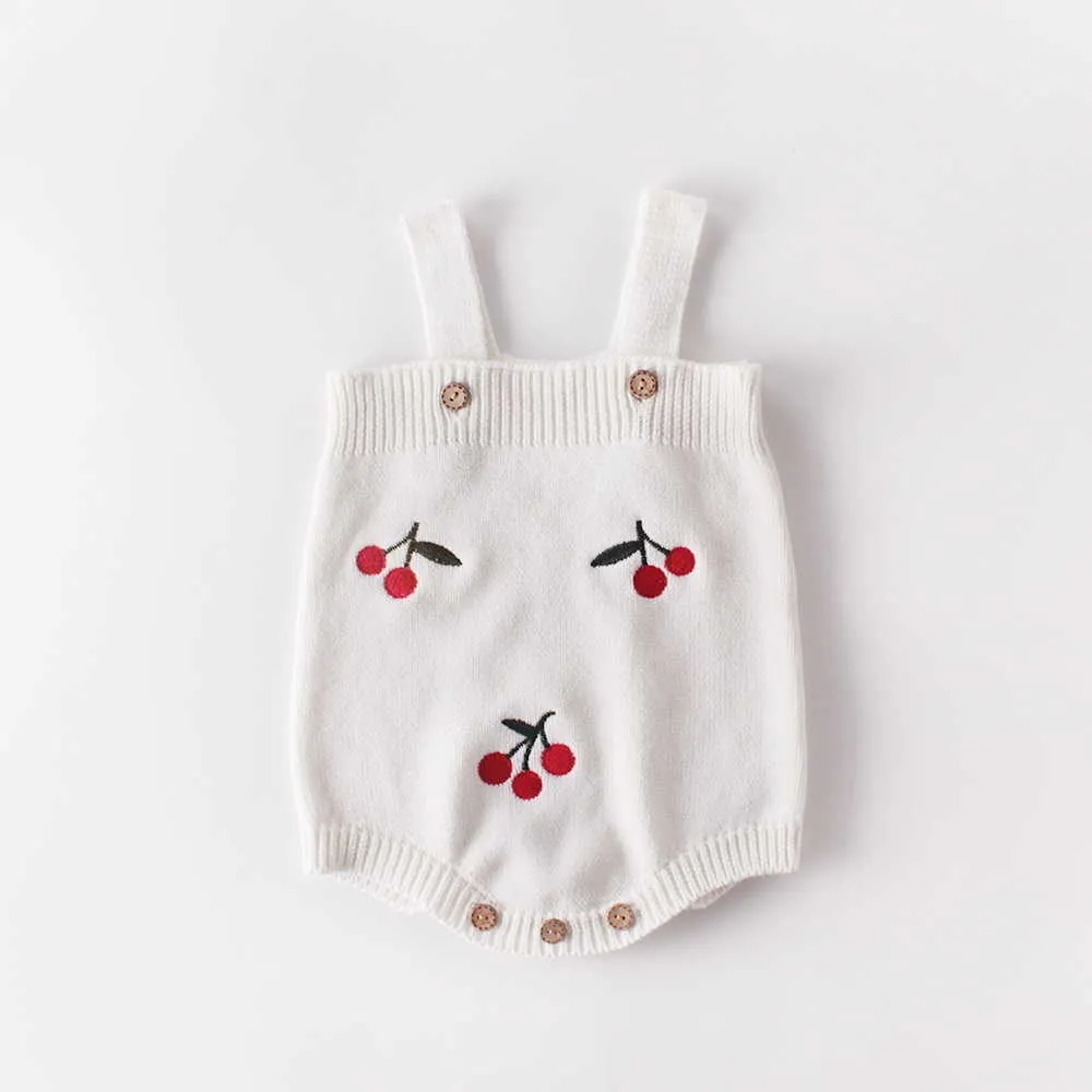 57-5-Cherry Baby Girl Coat Romper