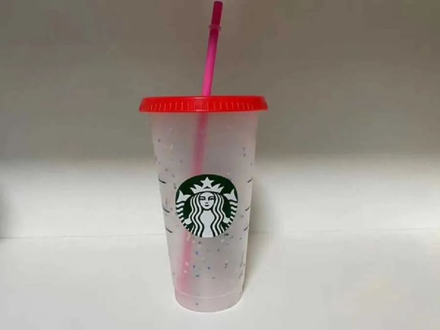 新しい24ozタンブラーのプラスチック製のジュースカップと唇とわらの魔法のコーヒーのマグカッグコストムスターバックススノープラスチックcuphdpq