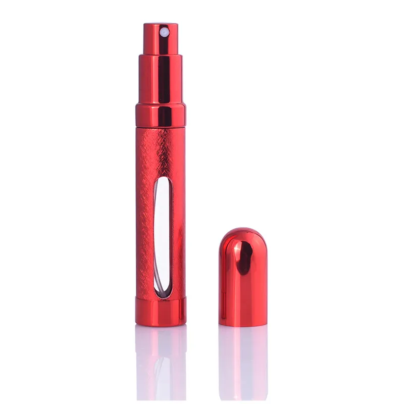 12ml perfume spray garrafa cabeça redonda janela aberta tubo de alumínio de alta qualidade eletro-alumínio norte maquiagem líquido portátil-1212121