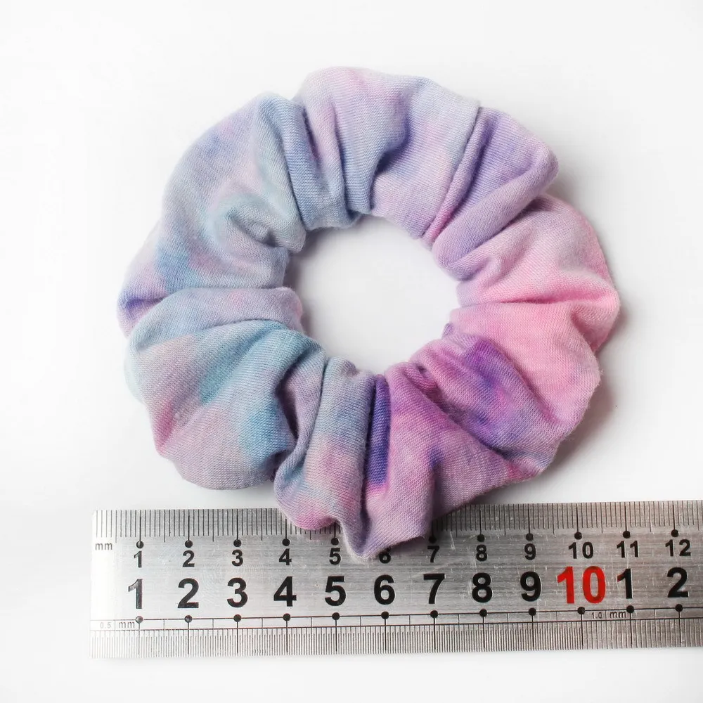 3 Stück gefärbte Scrunchie-Packung, Zubehör für Damen und Mädchen, Stirnbänder, elastisches Gummiband, Haarseil, Ring, Pferdeschwanz-Haltung