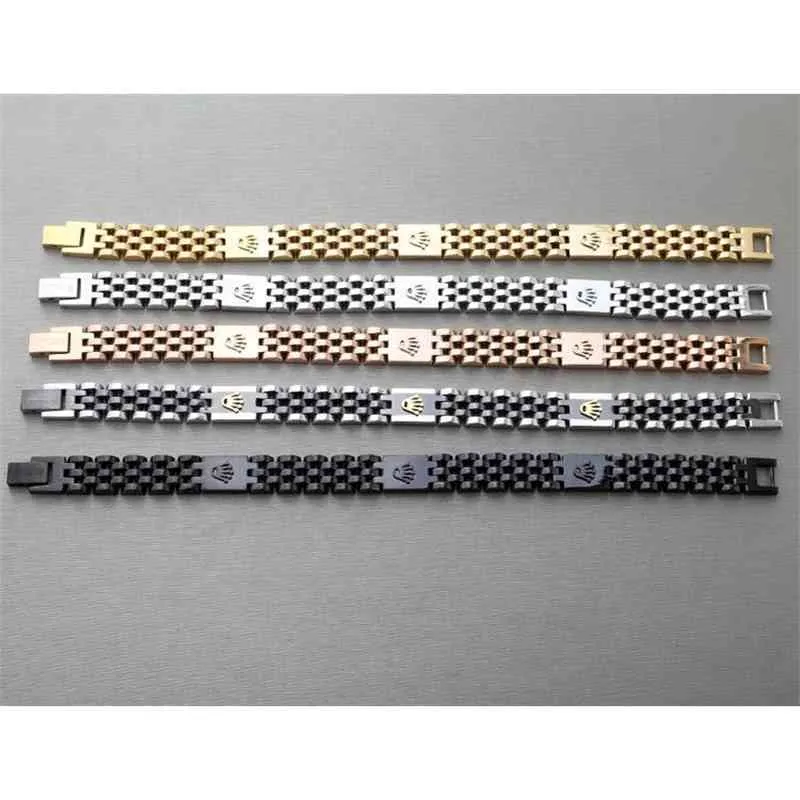 Bracelet de vitesses de vitesse de vitesse de mode luxueuse Bracelet de chaîne en or Gold Men Watch Jewelry Accessoires 6487733