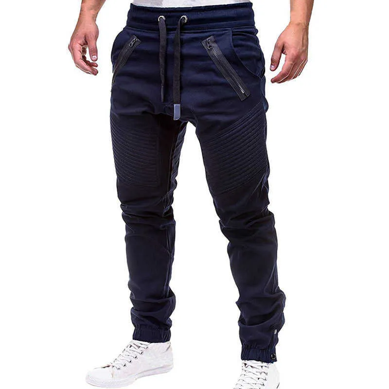 Pantaloni da jogging da uomo Pantaloni da jogging da uomo in autunno Pantaloni sportivi da uomo in cotone il tempo libero Pantaloni da jogging casual Pantaloni da allenamento slim fit da uomo 210707