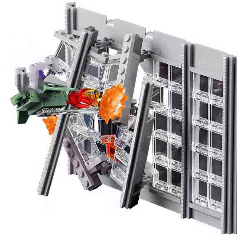 MOC Daily Bugle Street View 3770 + pièces/ensemble modèle blocs de construction briques compatibles 76178 78008 pour enfants cadeaux de noël H1103