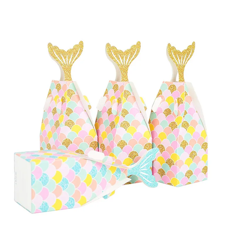 Mermaid Tail Paper Candy Boxes Popcorn Gift Bags... From Cat11cat, $17. ...