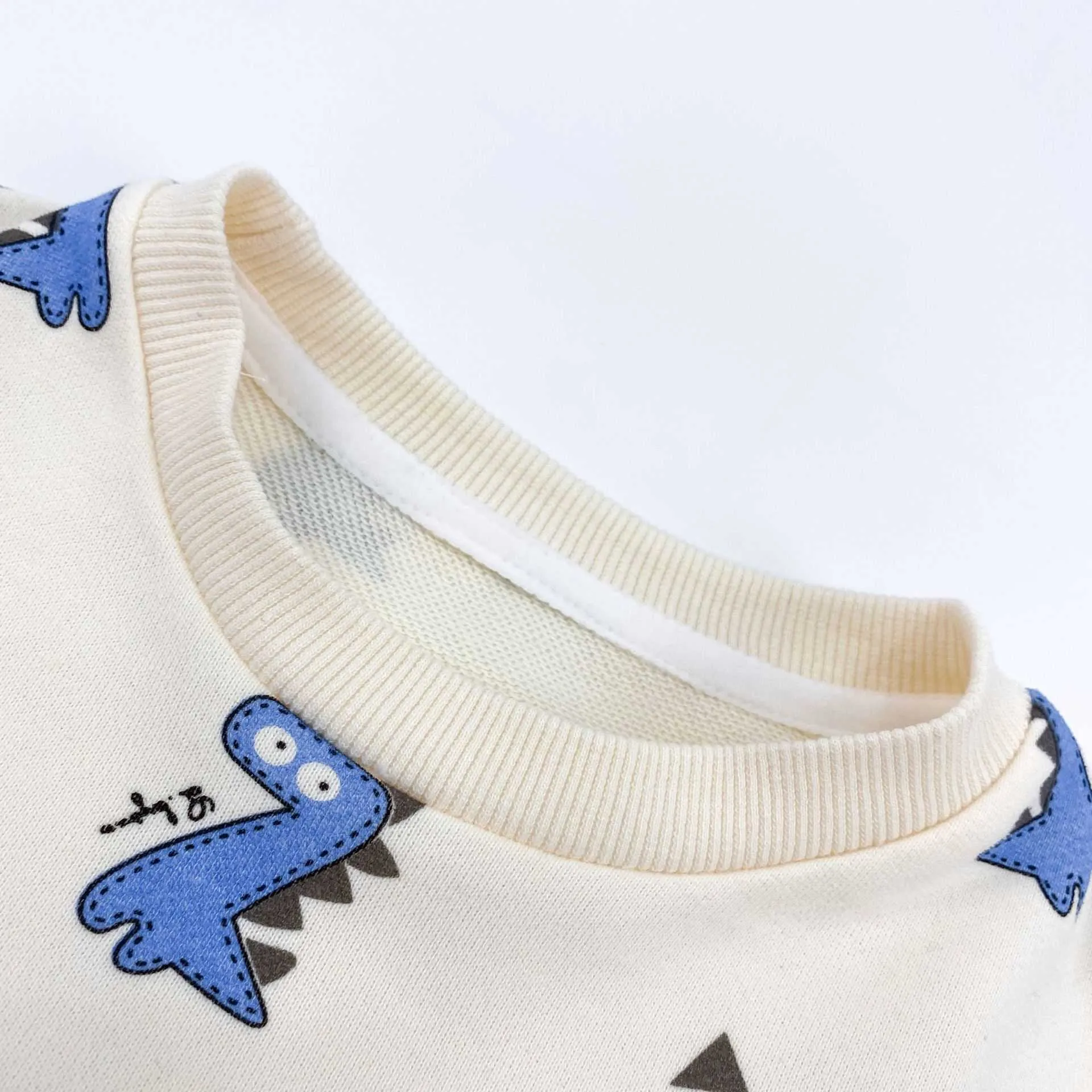 Automne Bébé Garçons Dessin animé Dinosaure Sweatshirts Enfants Casual Mignon Vêtements à manches longues Tops 210708