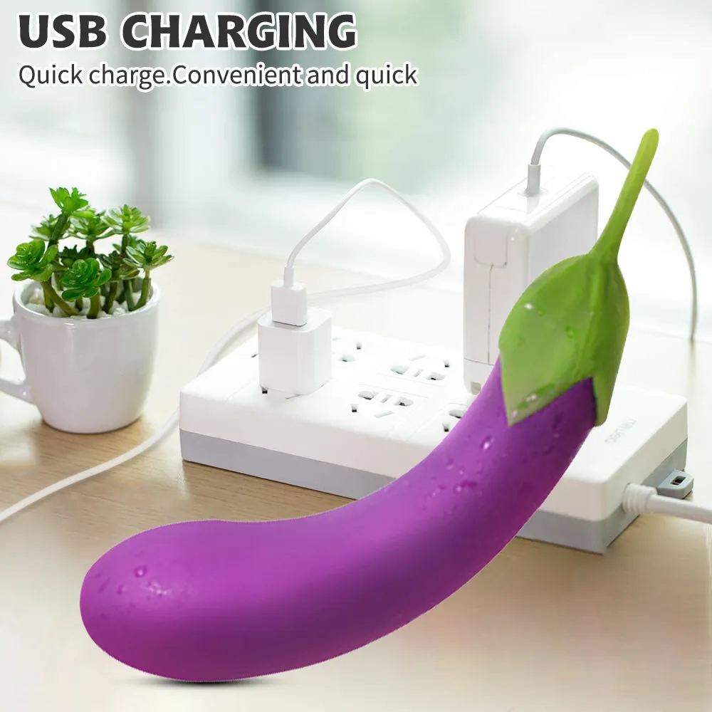 5 stili Massaggi Cucumero di melanzane Viberatore Vagina stimolatore Vagina Masturbatore Masturbatore Clitoristica MASSAGER DILDO Vibratori P6803193