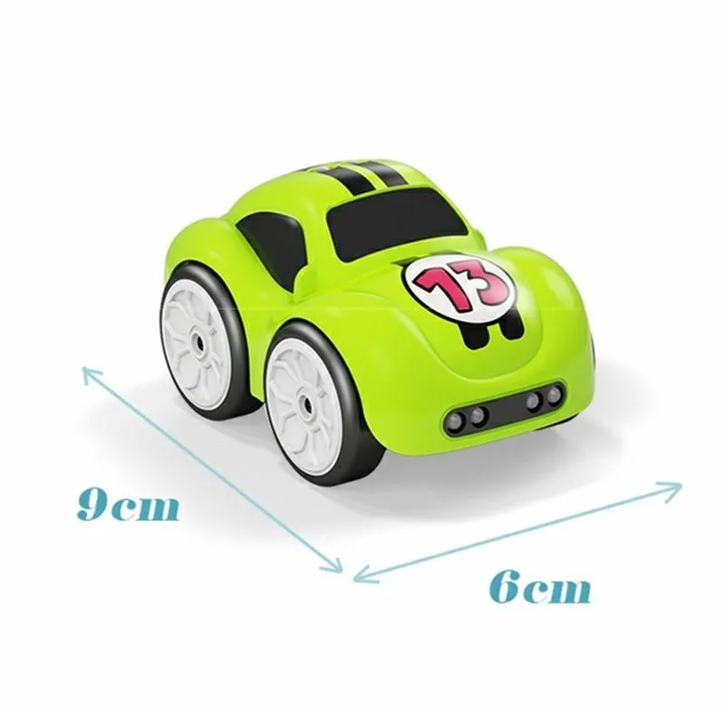 RC Akıllı Sensör Uzaktan Kumanda Karikatür Mini Araba Radyo Kontrollü Elektrik Modu Akıllı Müzik Işık Oyuncaklar Çocuklar için 220315