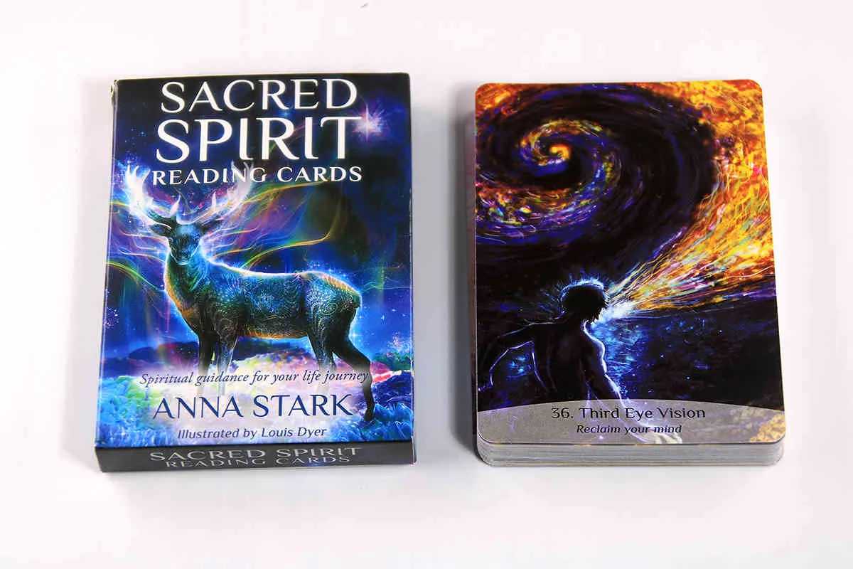 Oracles Sacred Spirit Karty czytające Duchowe Karty Duchowe Wytyczne dla Twojej Życia Karta Seria Tarot Deck Board Sale3cyk