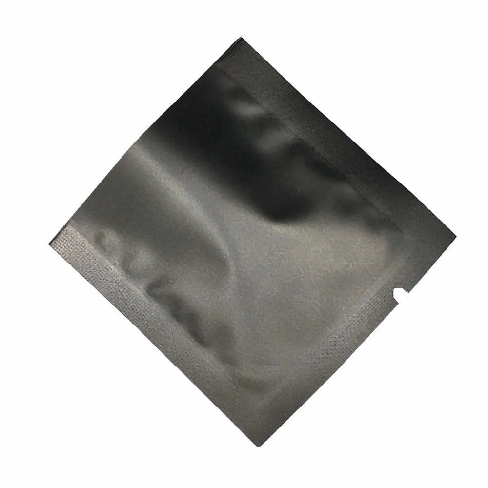 200pllot mini kolorowy otwarty otwarty top z czystej aluminiowej folii worka opakowania pieczęć ciepła płaska folia milarowa małe rzemiosło torebki 211010121