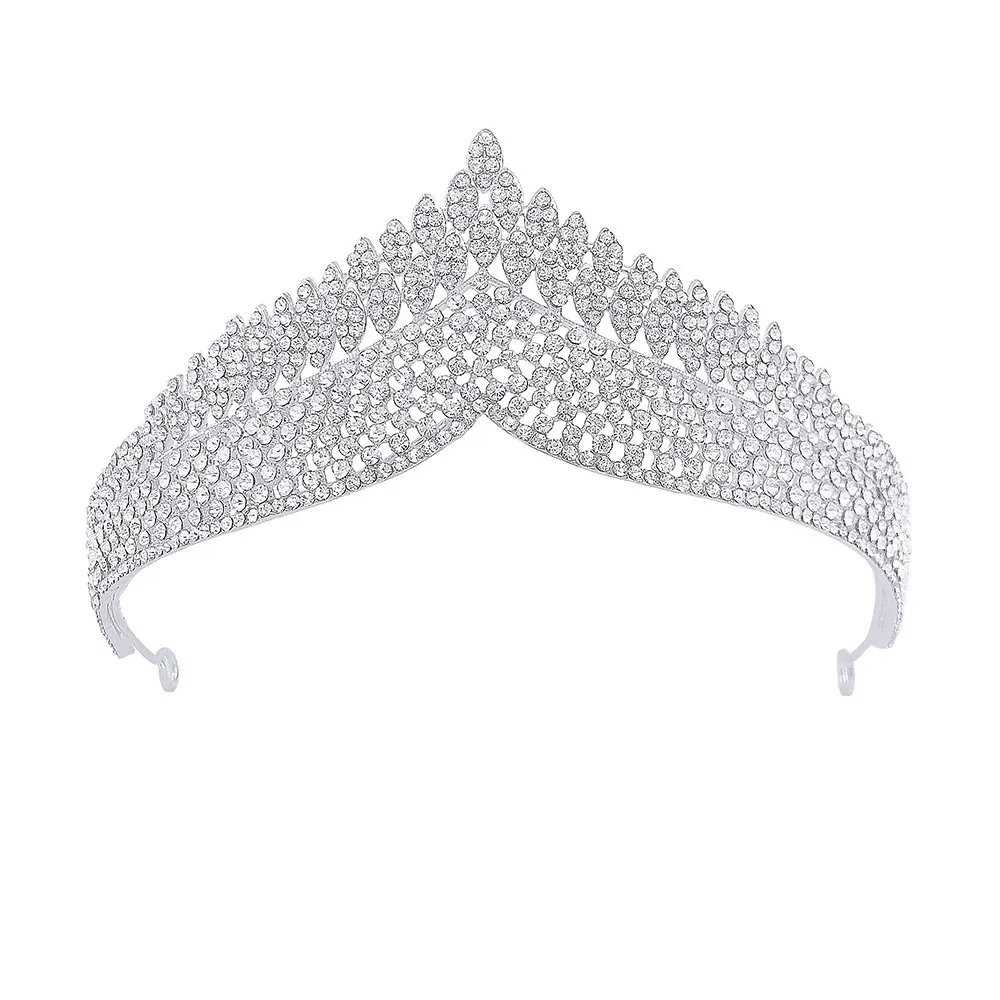 KMVEXO 2020 coréen mariée casque brillant strass cristal diadème reine couronne princesse diadèmes mariage cheveux bijoux