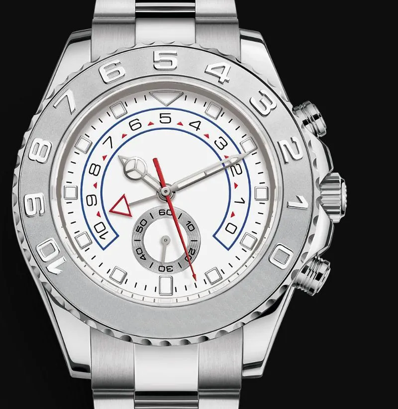 Relojes de pulsera Reloj mecánico de lujo para hombres 44 mm 2021 116688 Acero inoxidable 11 Edición Relojes Rosa Oro Azul Cerámica Bisel242Q