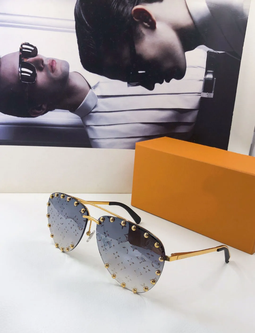 ТОП оригинальные высококачественные дизайнерские солнцезащитные очки для мужских и женских знаменитых модных классических ретро люксовых брендовых очков в стиле стимпанк uv4240A