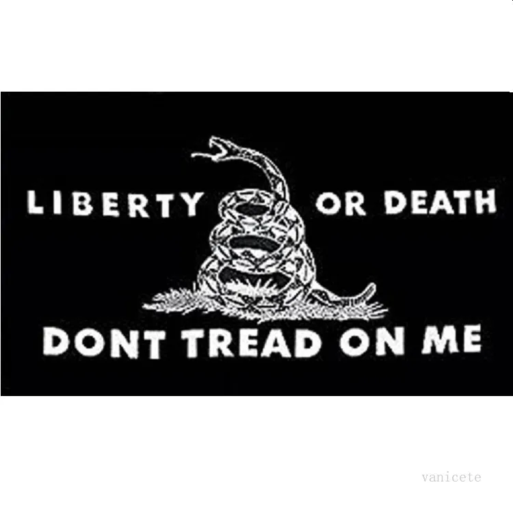 Banner-Flaggen, 8 Designs, 90 x 150 cm, 90 x 150 cm, US-amerikanische Tea-Party-Flagge „Don't tread on me Snake“, „Join or Die“-Flaggen-Partyzubehör, T2I52245