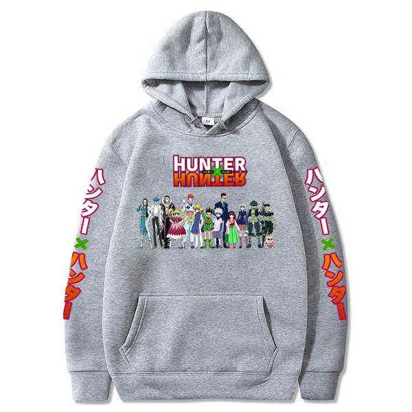 Hunter X Hunter Killua Zoldyck Baka classique hommes sweat à capuche décontracté à manches longues sweat H1227