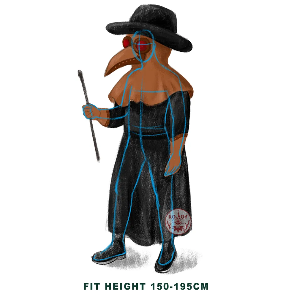 Mascot CostumesNew Adult Halloween Party Costumes Medieval Plague Doctor Inflatable Costume Carnival Role Play Disfraz Suit Man WomanMascot