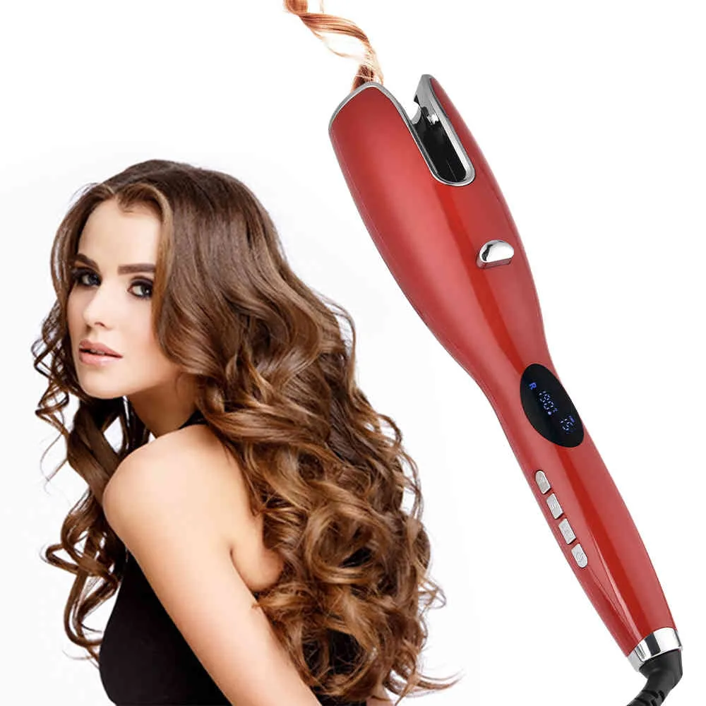 Otomatik Hava Bigudi Değnek Curl 1 Inç Dönen Sihirli Curling Demir Salon Araçları Oto Saç Curlers Dropshipping