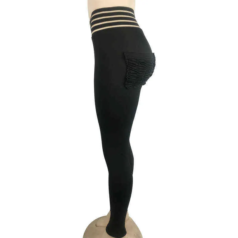 Женская тренировка Push Up Sexy Legganing брюки женские высокие талии карманные пэчворки активная одежда твердая стройные джеггинты Pantalon Leggings 21115