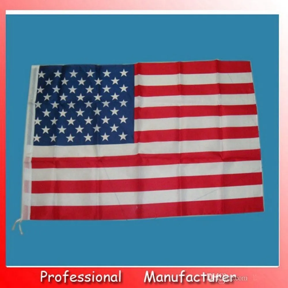 DHL 90x150cm American Flag Polyester US US US USA Banner National Pennants Flag of United States 3x5 ft SXM12