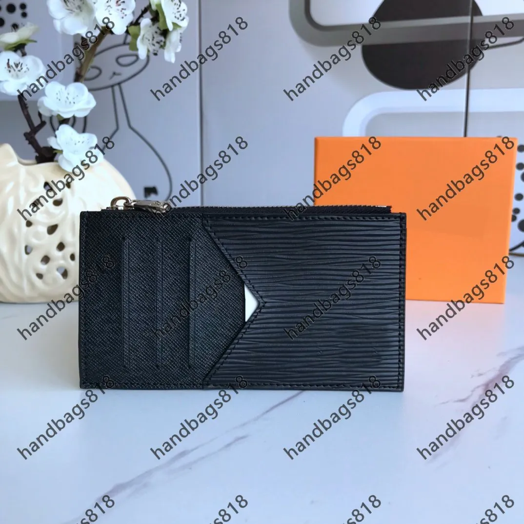 Titular de cartões de grife de grife de cartões de crédito portadores de passaporte integral mulheres moda moda original titular de couro preto clássico pat216w