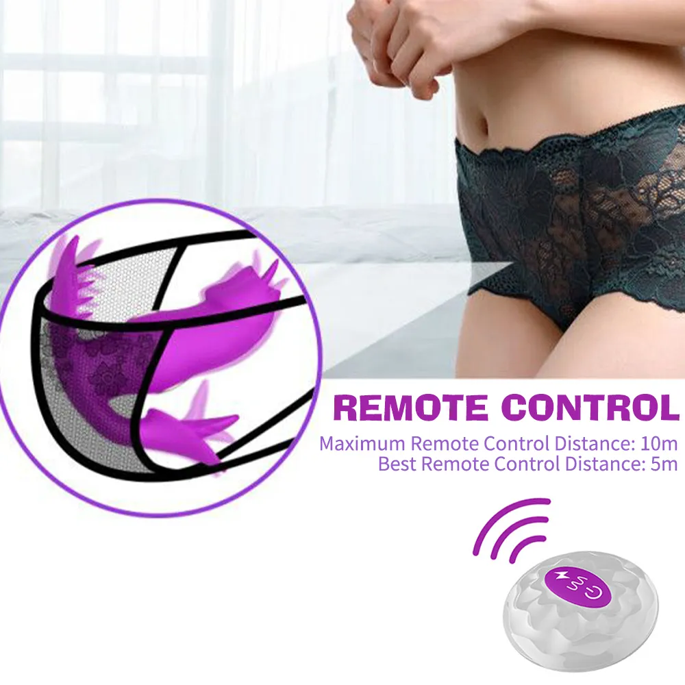 Massage 4 i 1 Electric Shock G-Spot Vagina Stimulator Adult Products Orals Sex Tongue Slicking Dildo Vibrator Erotic Sex Toys For Par