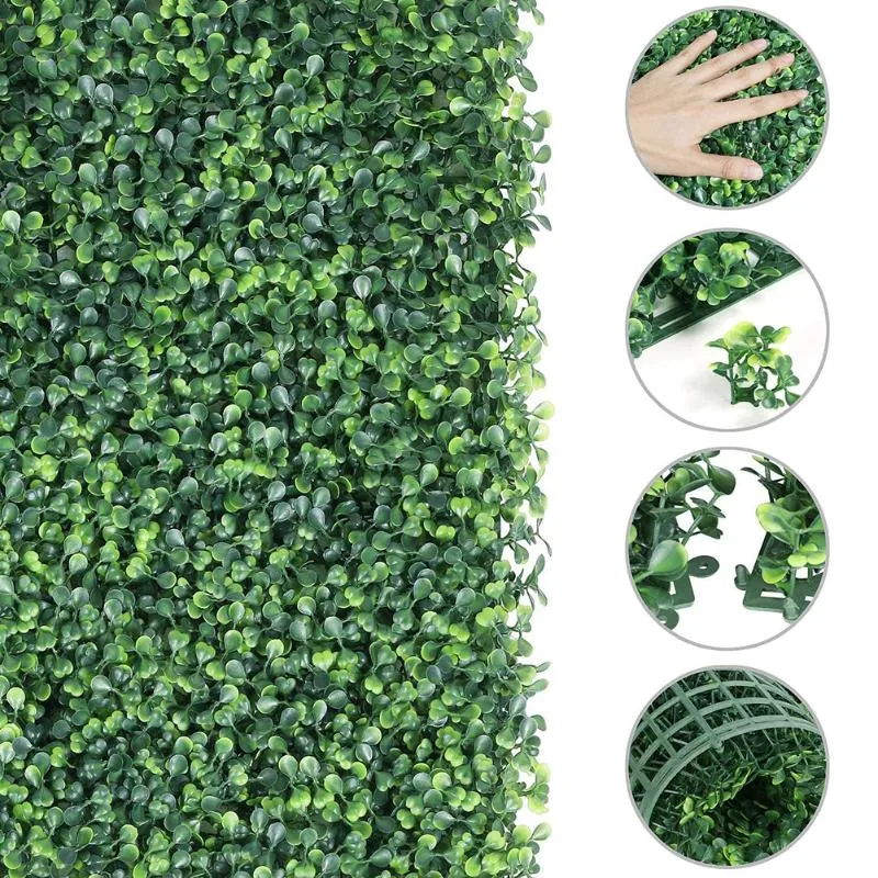 Sztuczne rośliny trawniki na ścianie panele ogrogowe domowe tło tło dekoracje zielone dywan trawiasty impreza dżungli zapasy fałszywe matę dekoracyjne fl229g