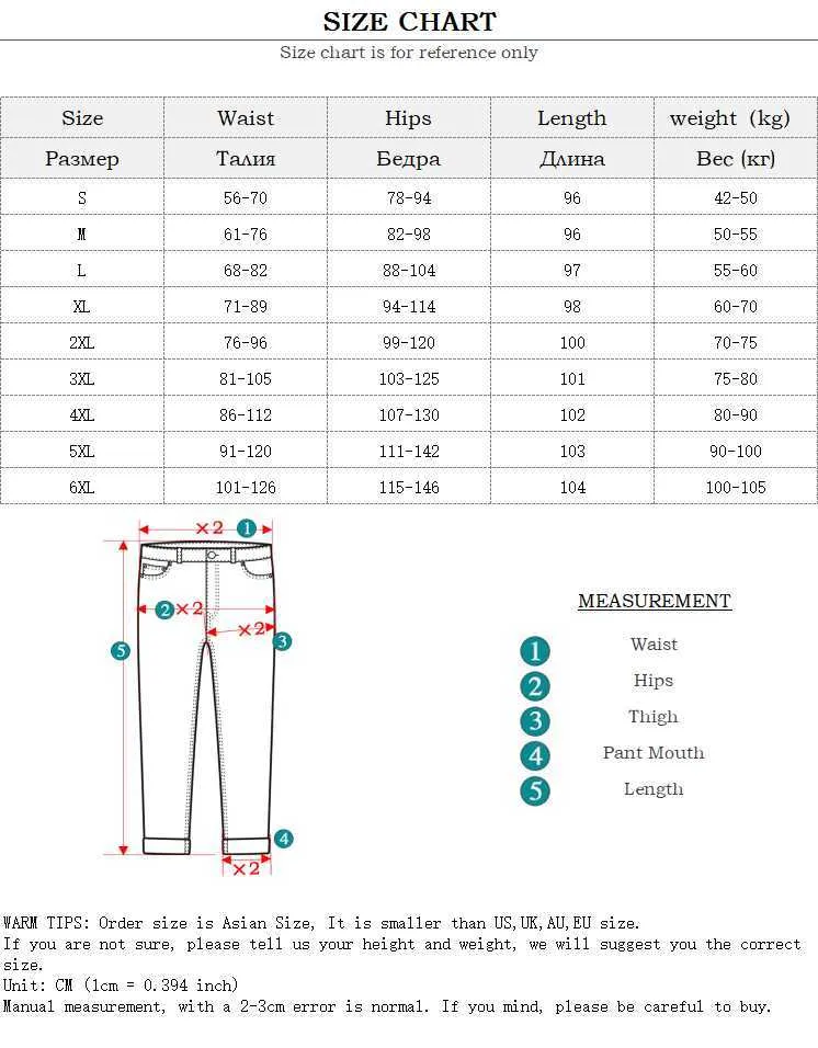 S-6XL High Stretch Skinny Jeans Sexy Plus Storlek Kvinnor Mamma Denim Pants Midja Elastisk Band Slim Penna Ljus Blå Svart 210922