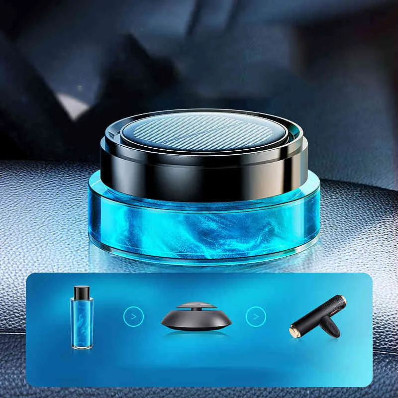 Obrotowy aromaterapia solarna stosowana w samochodzie dekoracji wnętrz dostawy perfumy kremowe lekki zapach 6