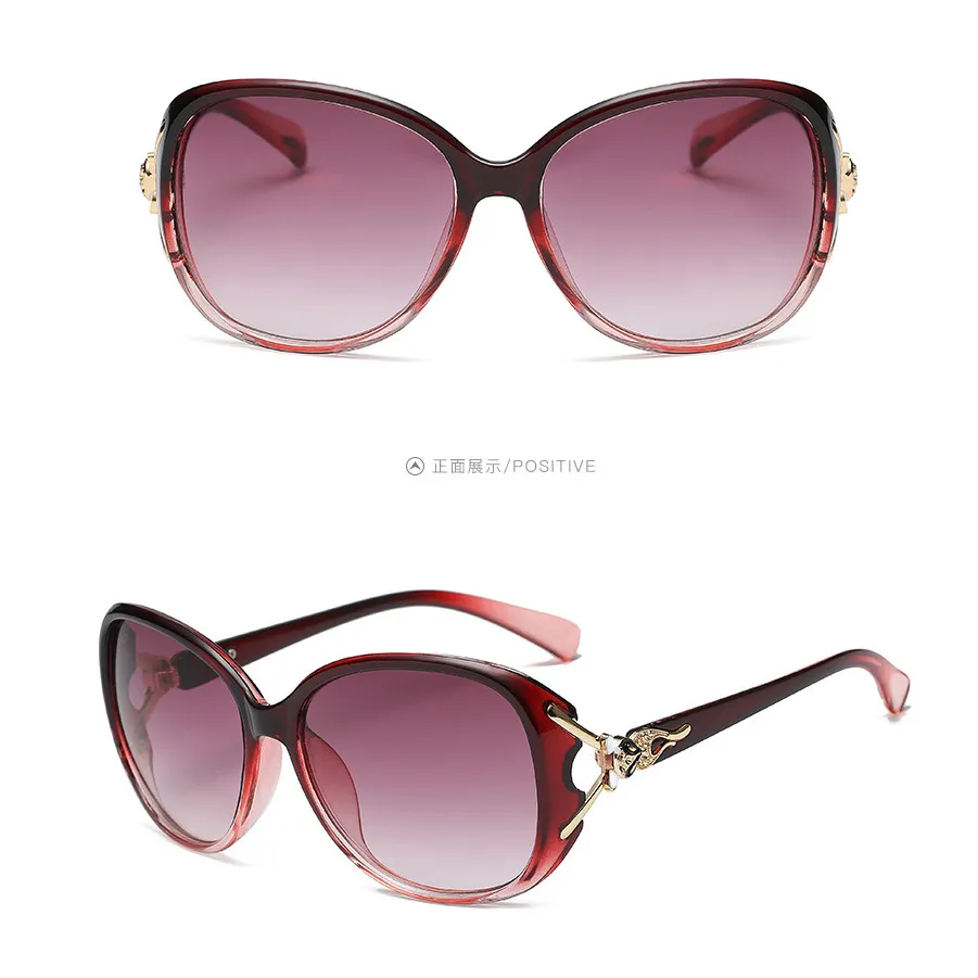 Okulary przeciwsłoneczne Damskie okulary Modne Wydaj pusty farby Rose Eyewear