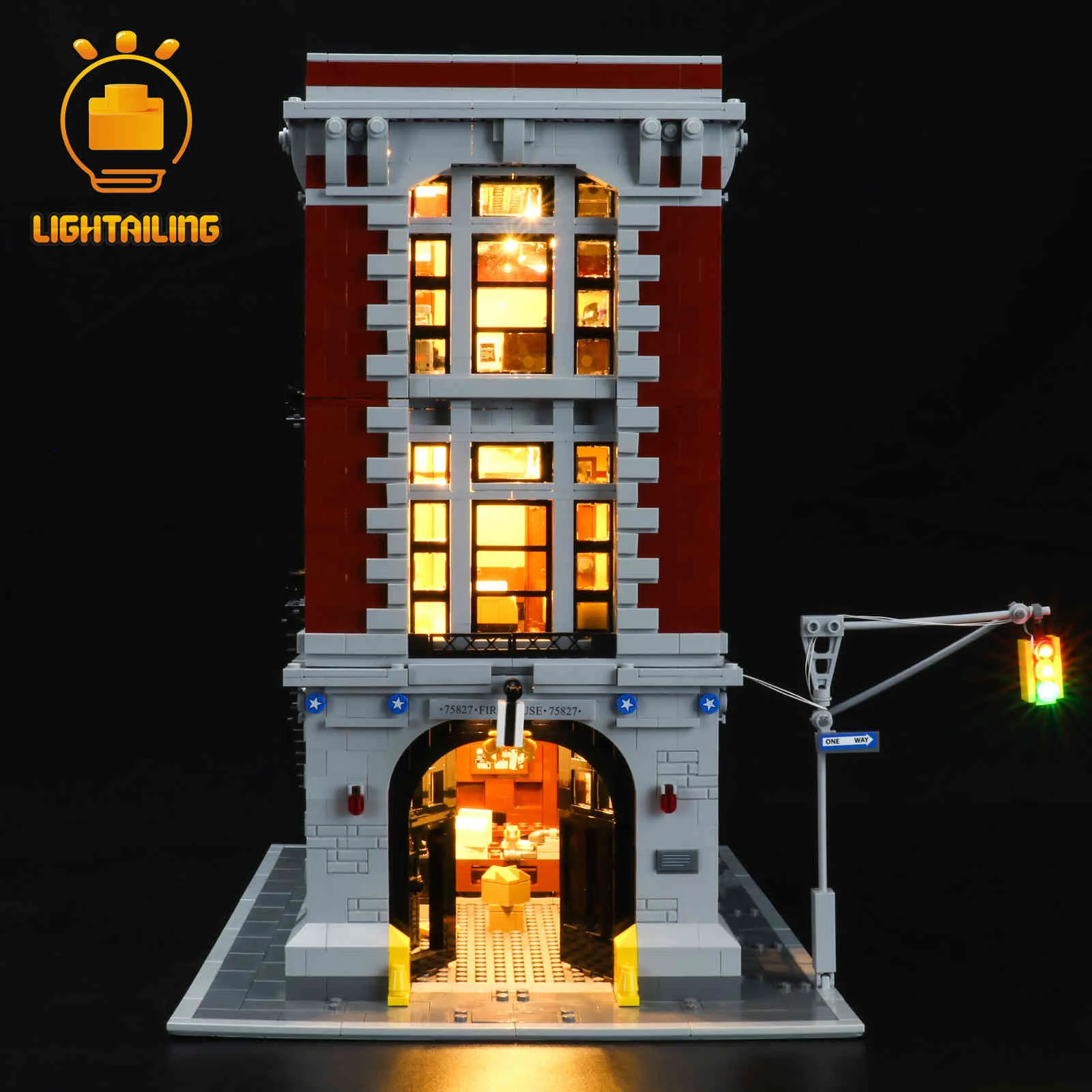 LIGHTAILING Kit d'éclairage LED pour 75827 Quartier général de la caserne de pompiers Ghostbusters X0503