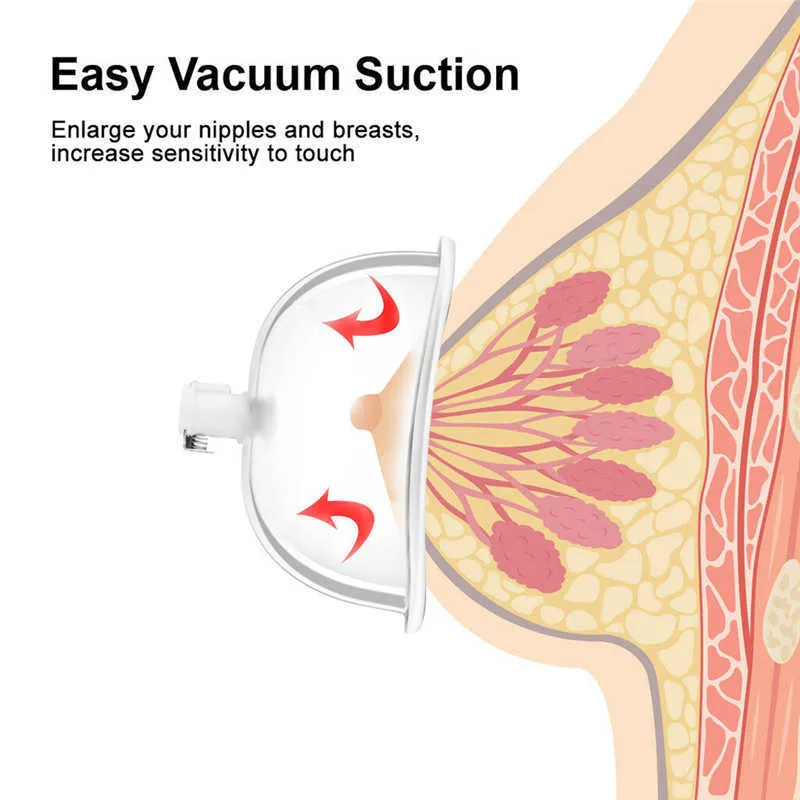 Pompe sous vide jouet sexy pour les femmes vagin climax machine mamelon suppteur pussy cup nips érecteur stimulateurs de massage mammaire enélect4945041