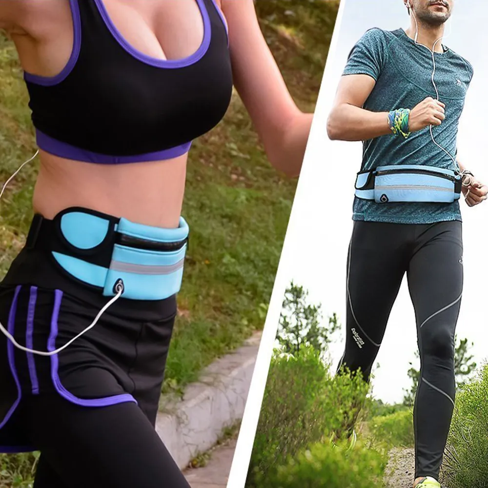 حقيبة الخصر حزام الرجال النساء أزياء الرياضة الموز الحقيبة الهاتف المال في مفيد bum waistbag fanny حزمة اللون ملحق السفر