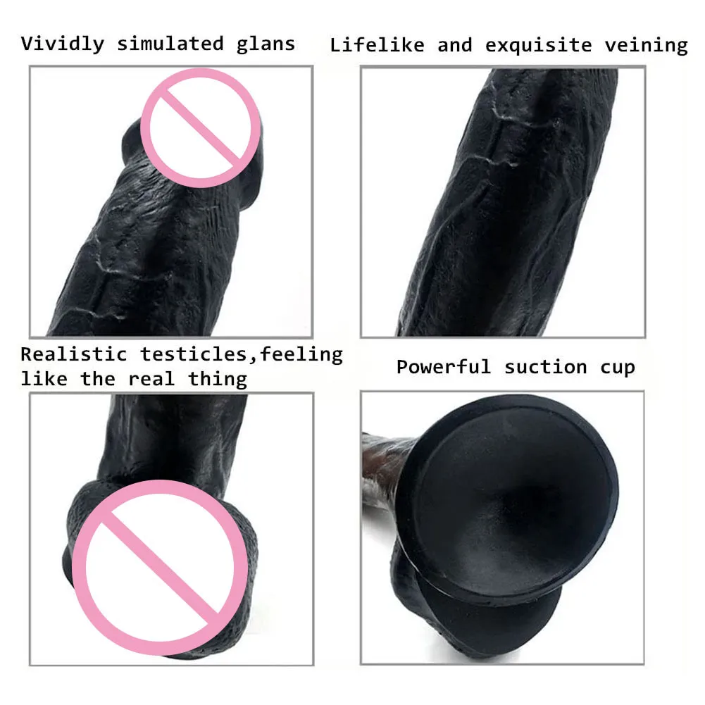 Yutong 11-Zoll-Dildo Strapon Phallus Riesige große realistische Dildos Silikon-Penis mit Saugnapf G-Punkt stimulieren 18 Spielzeuge für Woma4850618