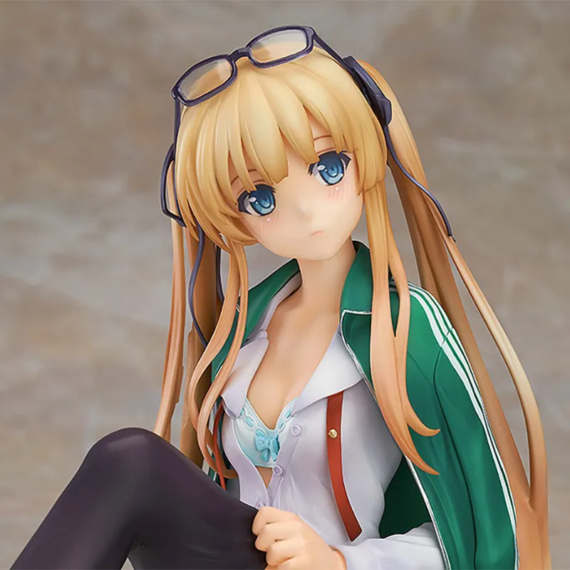 Figurines d'anime 14CM Saenai Heroine No Sodatekata Kasumigaoka Sexy Girl Figure Utaha Eriri Spencer Sawamura Collection Model Doll X0503