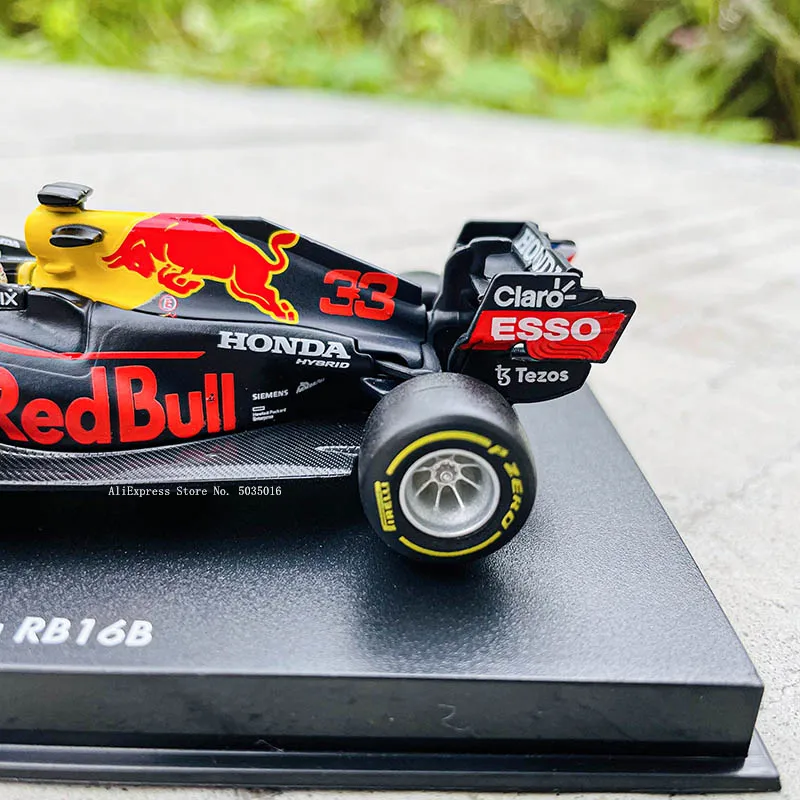 레이싱 모델 RB16B 33 MAX VERSTAPPEN SCALE 1432021 F1 합금 자동차 장난감 수집 GIFTS2217258