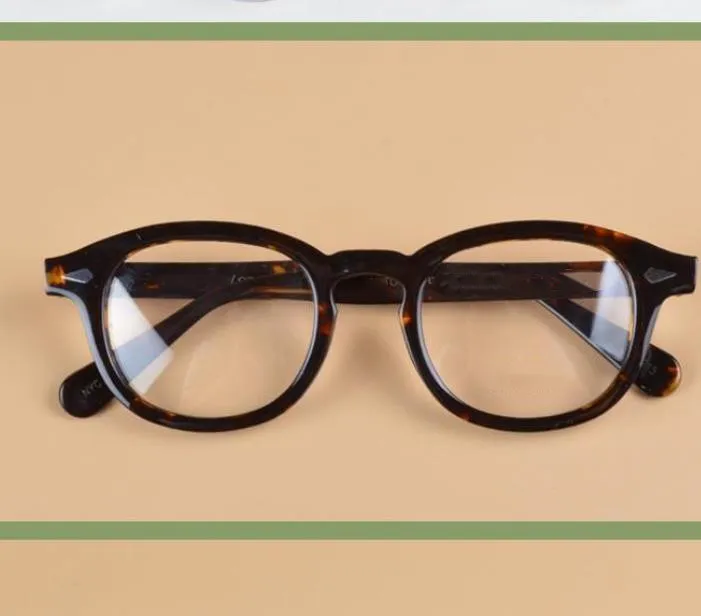 LEMTOSH brilmontuur clear lens johnny depp bril bijziendheid brillen Retro oculos de grau mannen en vrouwen bijziendheid brillen frame225i