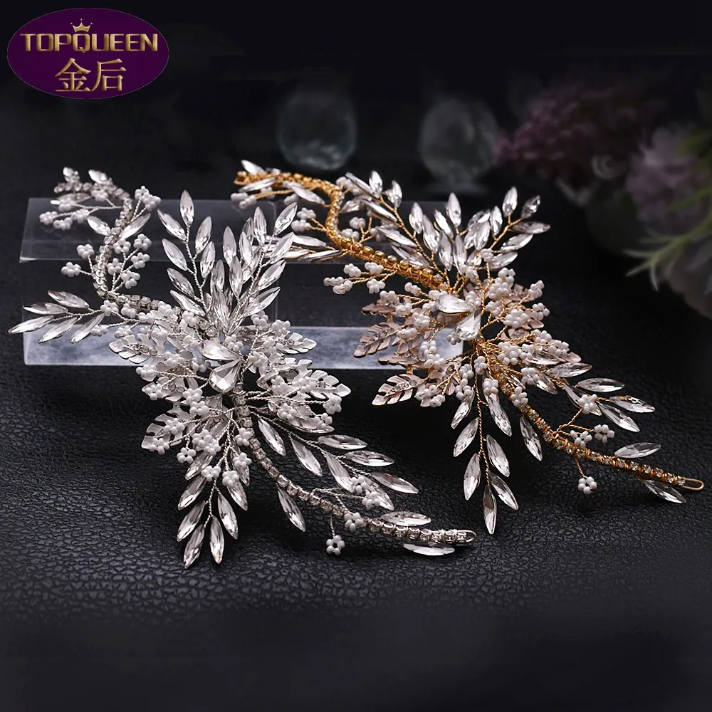 Piccolo fiore clip laterale copricapo diamante diadema barocco bellissimo copricapo sposa gioielli da donna corone corona nuziale acces272Z
