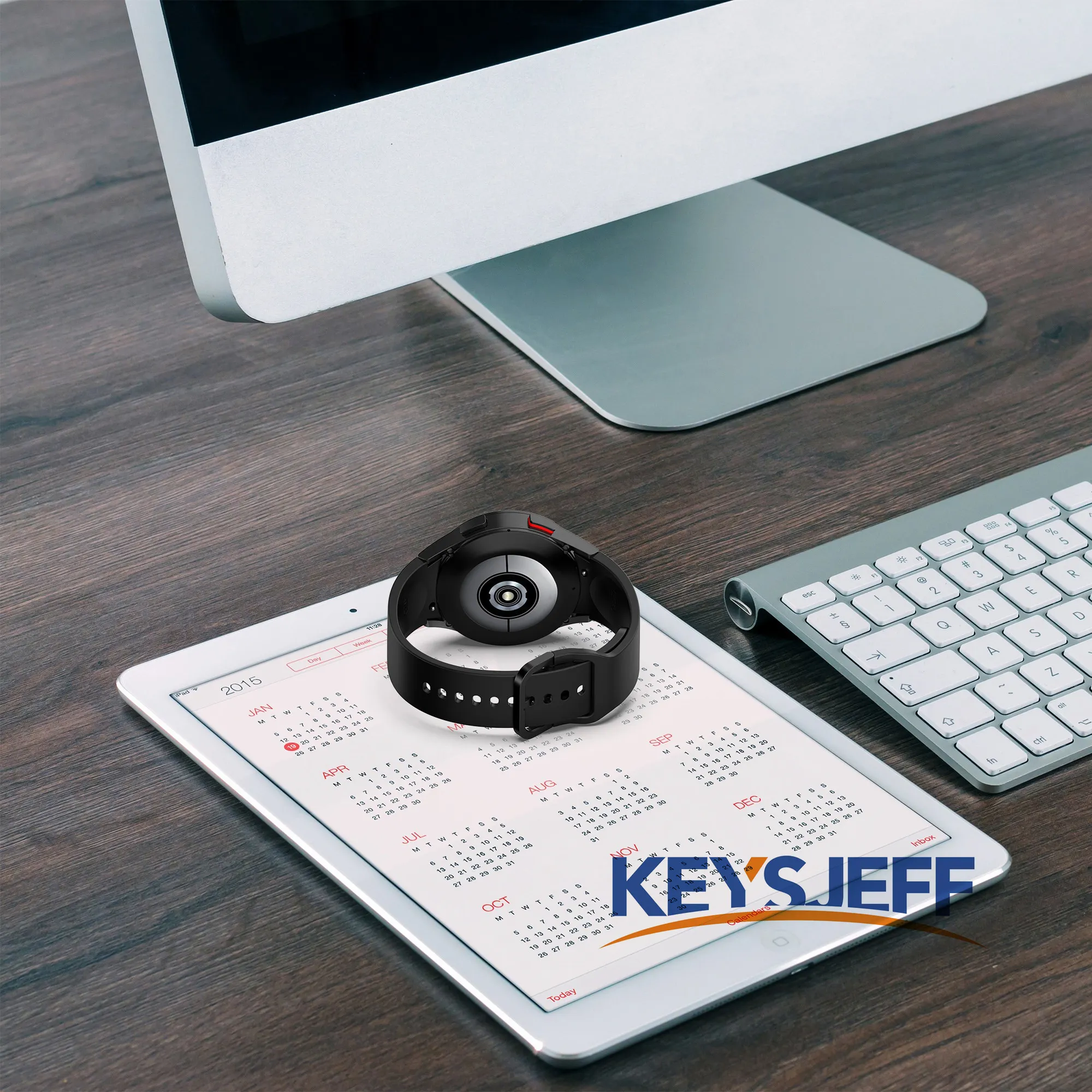 Compatible avec Samsung Galaxy Watch 4 40 mm 42 mm 44 mm 46 mm, bracelet de rechange réglable en silicone pour montre de sport