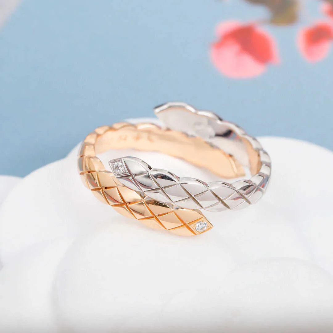 Marca Pure 925 gioielli in argento sterling donne sottili C Crush Cross nuovo matrimonio losanga design fidanzamento geometrico anelli di lusso2348