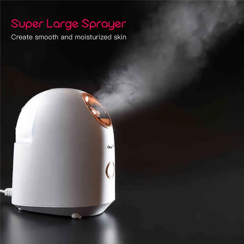 Professioneller Gesichtsdampfer Nano Nebel Deep Porenreiniger Gesicht gedämpftes Sauna Spa Luftbefeuchter Haut Schönheit Blackhead Entfernung Q09021220