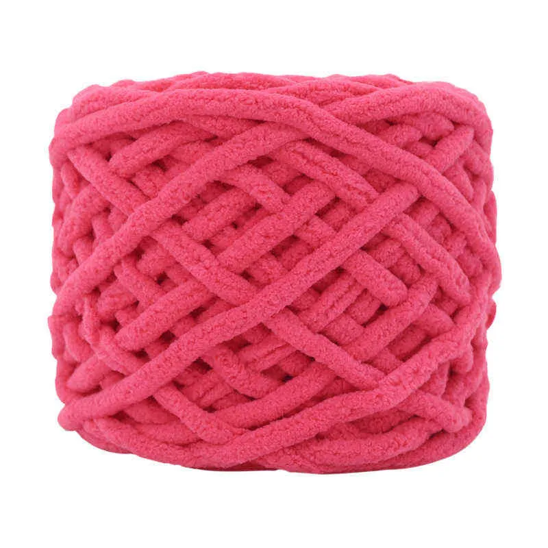 100G fil de glace laine grossière brin unique bricolage tricot crochet fil tissé couverture pantoufle bavoir chapeau écharpe Y211129