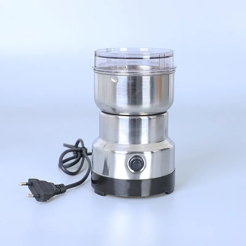 Manual Coffee Grinders 2In1 Electric Bean Grinder Home Grinding Milling Machine Accessories Kitchenware Blenders For Home EU Plug217N