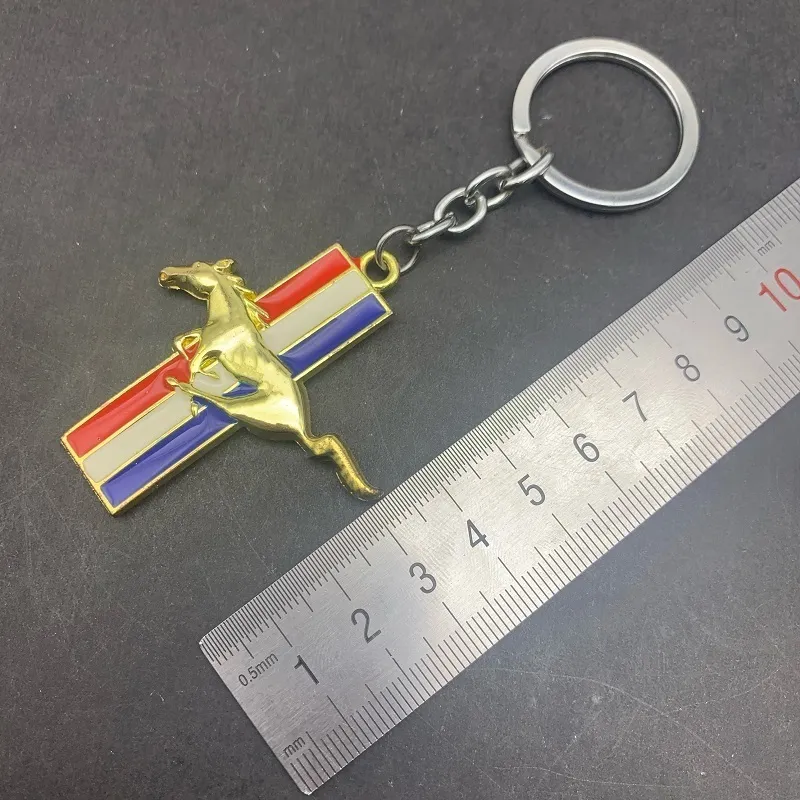 Finition entier Pony Horse Key Chain Fob Ring Jackchain pour Mustang GT 5003517220